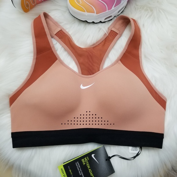 Nike Motion Adapt High Support Sports Bra - Picture 1 of 5